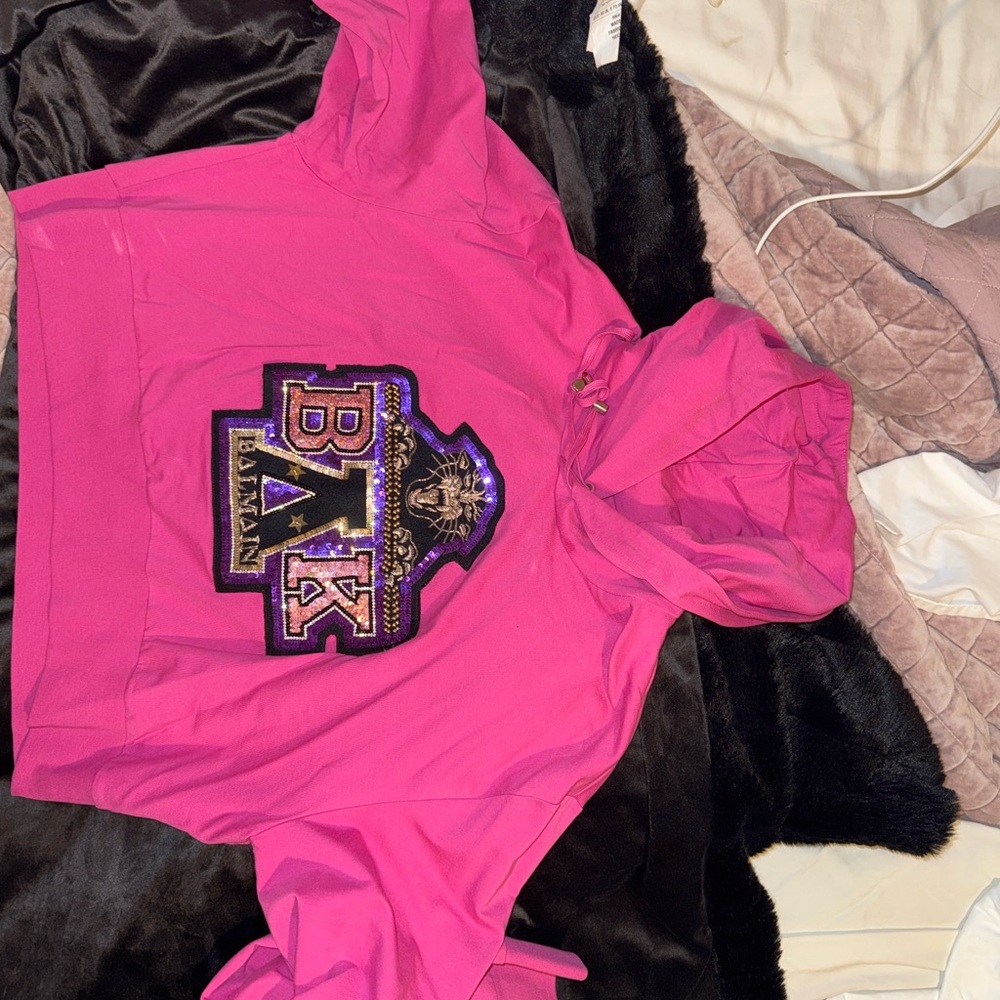 Beyoncé x Balmain Fuchsia Designer Hoodie